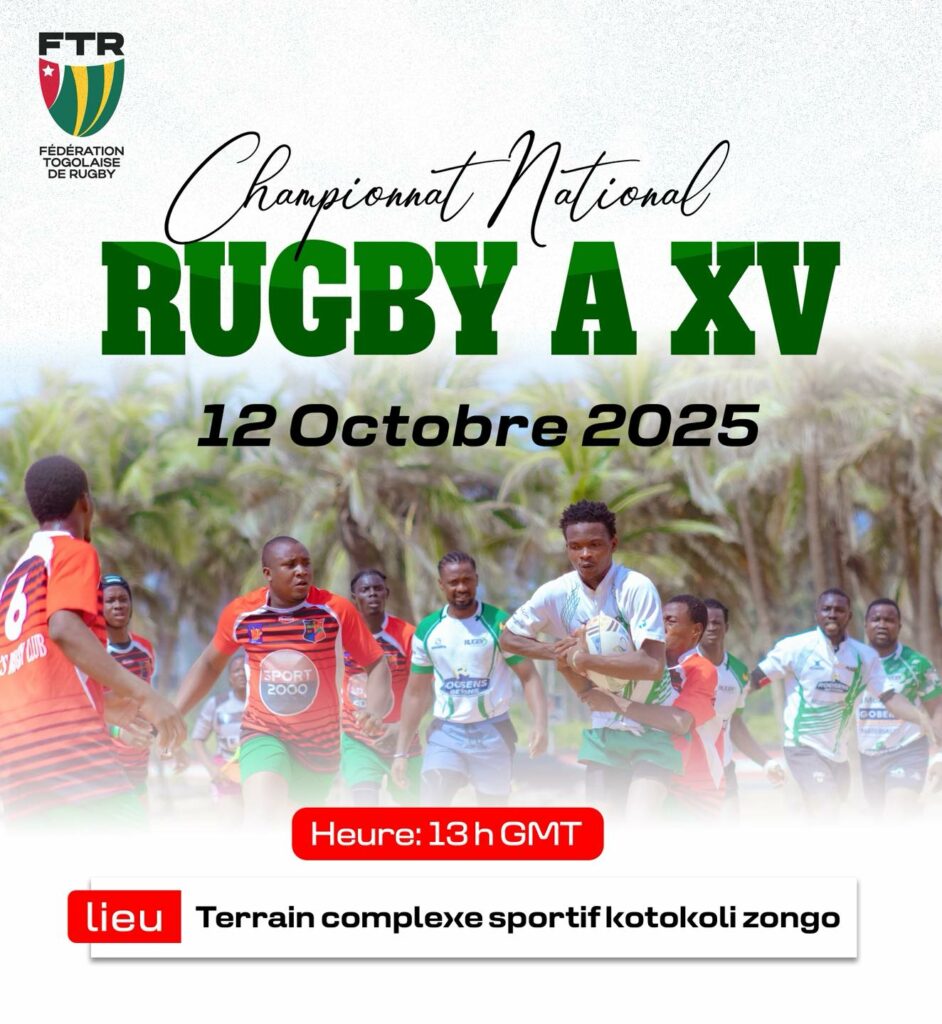 Rugby à 15 : début du championnat national le 12 octobre